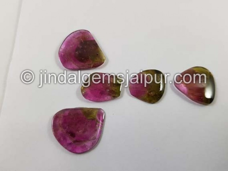 Watermelon Tourmaline Smooth Slices